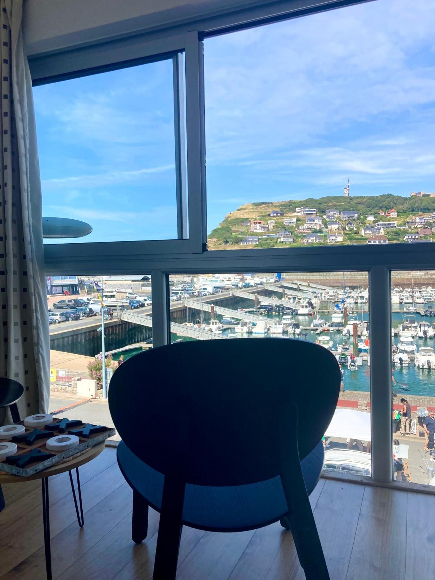 Charmant Studio Avec Vue Sur Le Port Et Falaises Fécamp Kültér fotó